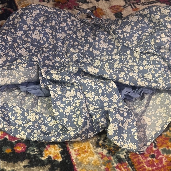 Altar'd State Blue Floral Skorts - Picture 4 of 4